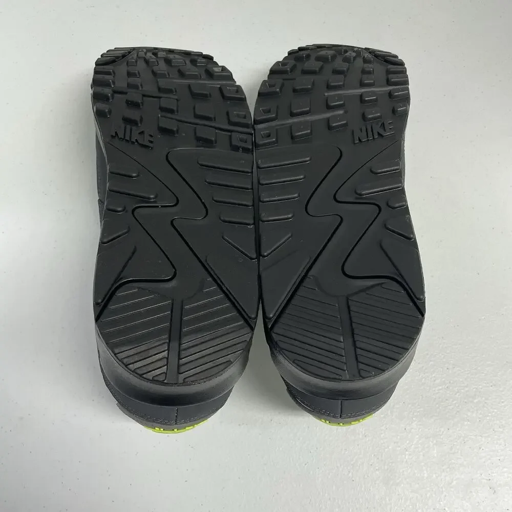 Nike Air Max 90 Neon IQ0289 010 Size 10 OG Black Grey Volt Retro Low Top Shoes